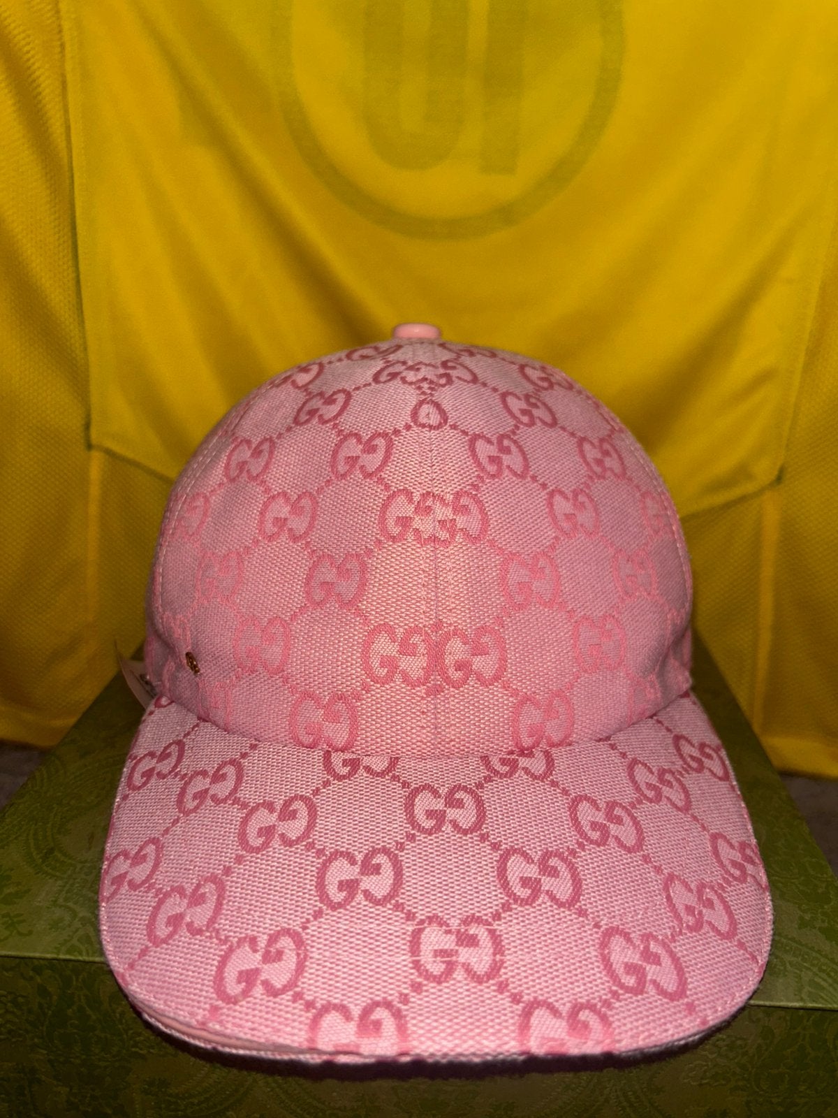 Casquette Gucci Dubaï Rose, Enlèvement ou Envoi, Comme neuf, Casquette