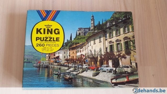 King Puzzel, Ophalen of Verzenden, Meer dan 50 stukjes, Gebruikt, 6 jaar of ouder
