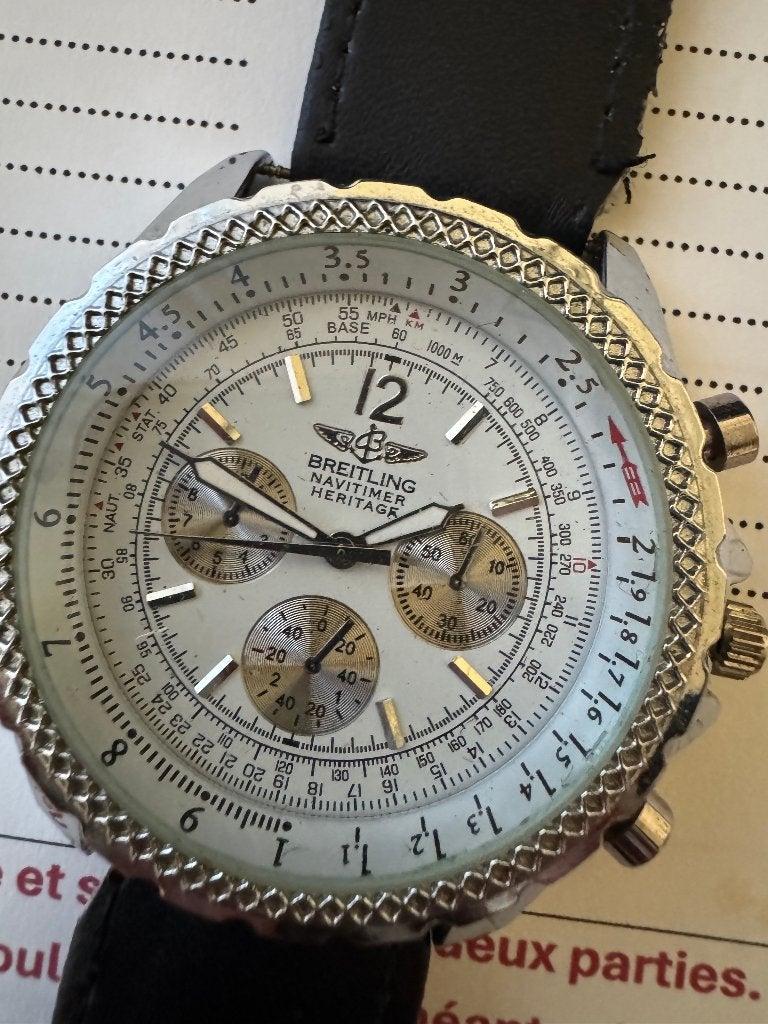 Breitling navitimer heritage horloge, Ophalen, Gebruikt