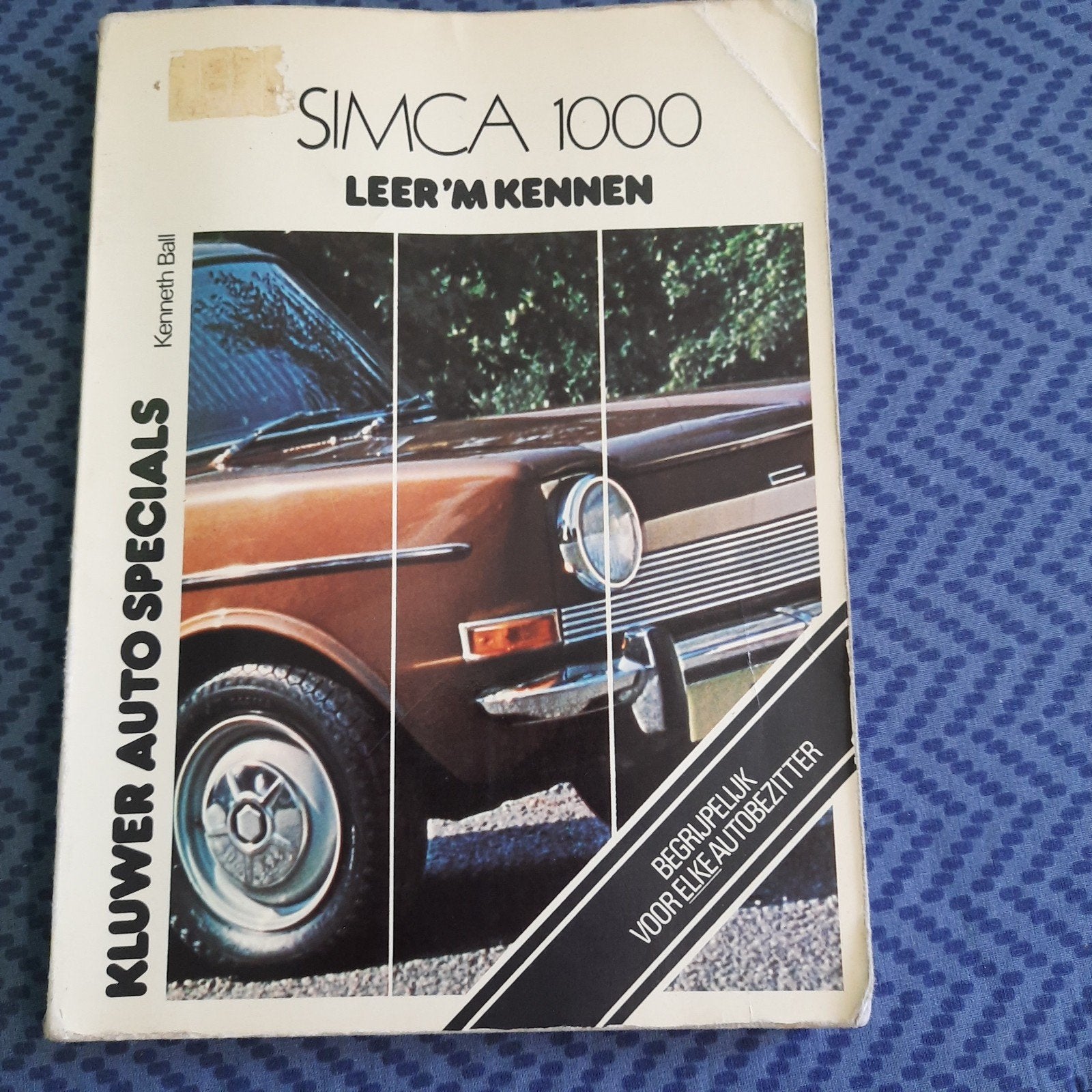 SIMCA 1000 *KLUWER AUTO SPECIALS : APPRENEZ À LA CONNAÎTRE*S, Enlèvement