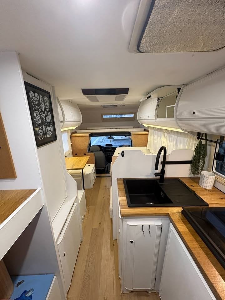 PILOTE Ford Transit Custom 2.5TD - Rénové et autonome, Caravans en Kamperen, Mobilhomes, Standaard zit, Ford, Pilote, Particulier