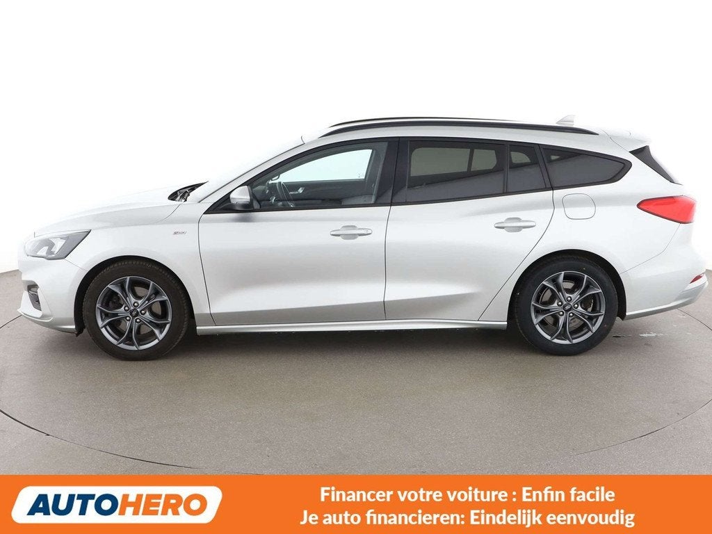 Ford Focus 1.5 TDCi EcoBlue ST-Line (bj 2021), Auto's, Stof, Gebruikt, 5 deurs, Zilver of Grijs