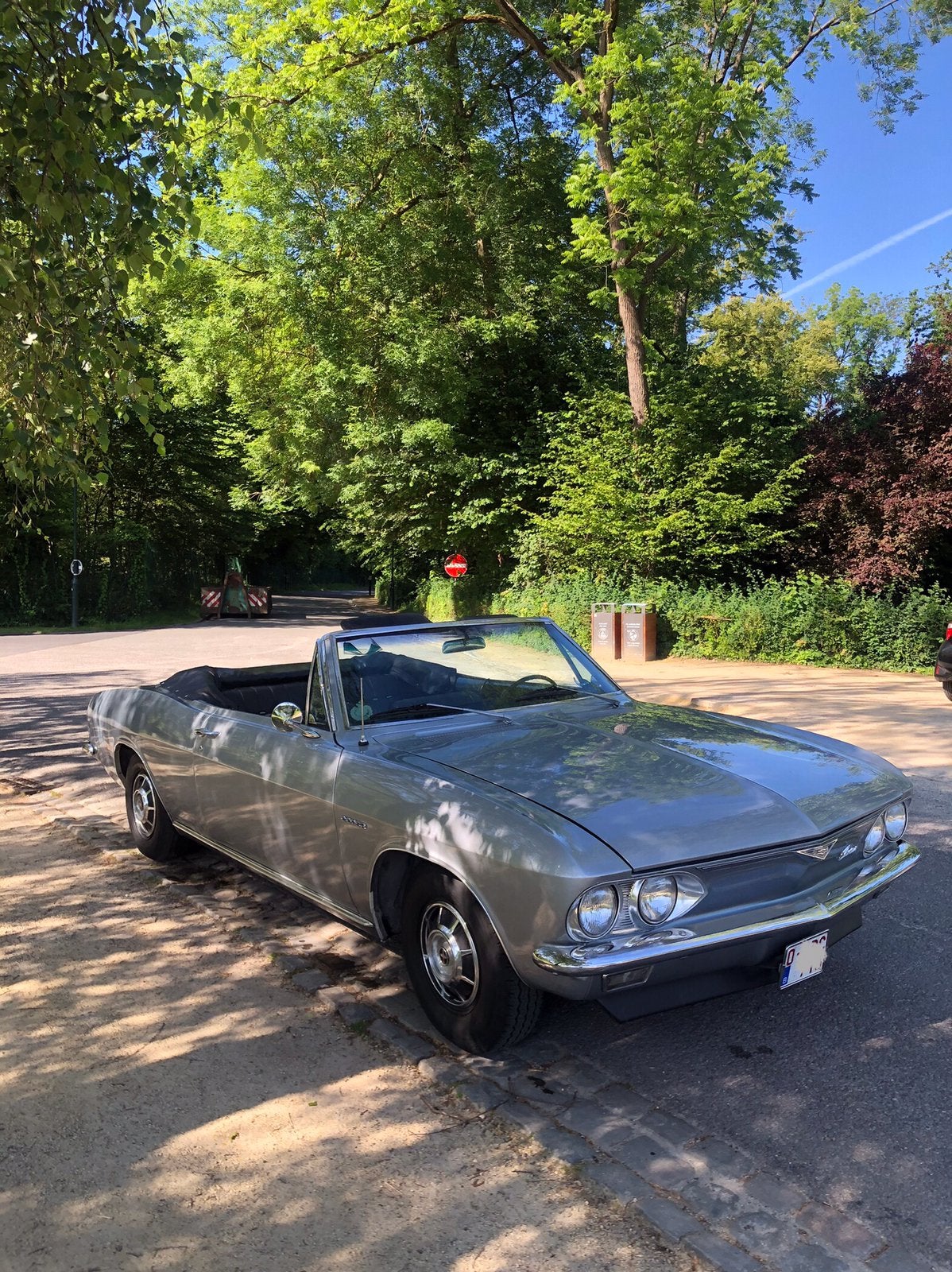 Chevrolet Corvair Corsa 1965 Version 2 6Cyl 140CV 2,7L, Cuir, Argent ou Gris, Achat, Noir