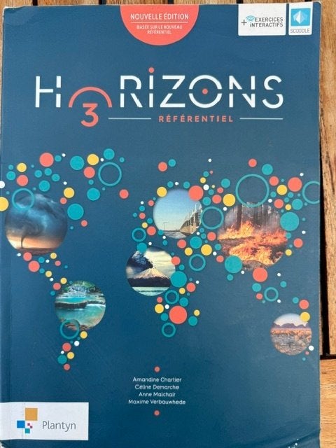 Livre scolaire Géographie Horizons 3eme, Livres, Enlèvement ou Envoi, Plantyn, Utilisé, Secondaire