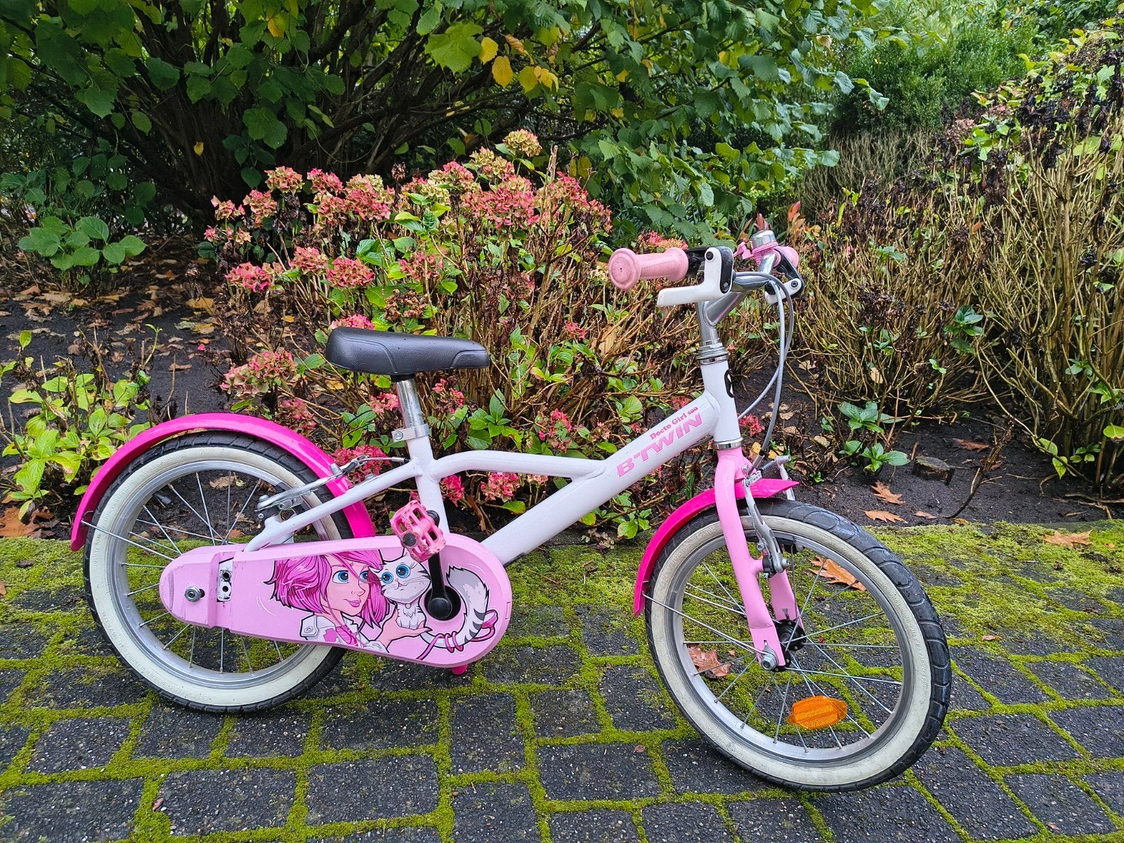 Meisjesfiets 16 inch, Fietsen en Brommers, Ophalen, Gebruikt, Velgrem, Minder dan 16 inch