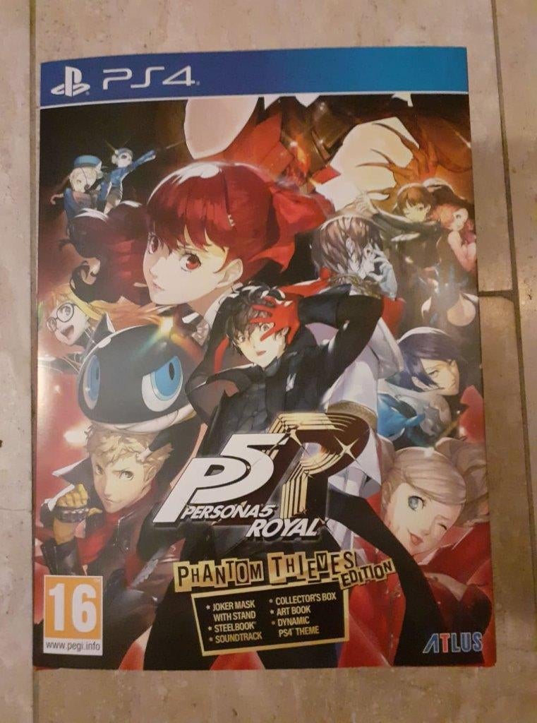 Persona 5 Royal Phantom Thieves Collectors edition voor Ps4, Games en Spelcomputers, Ophalen, 1 speler, Zo goed als nieuw, Role Playing Game (Rpg)