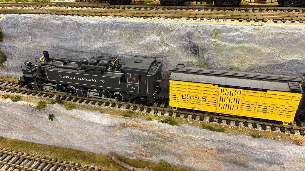 Locomotive LGB Uinta Railway 51 – Mallet 20882, Autres marques, Comme neuf, Enlèvement, Courant continu