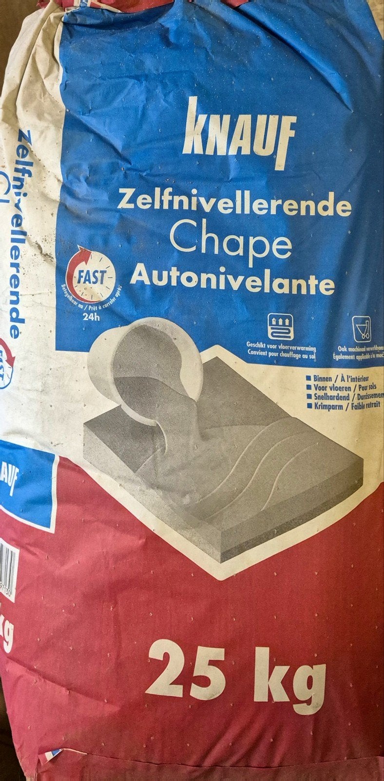 Knauf chape, Enlèvement