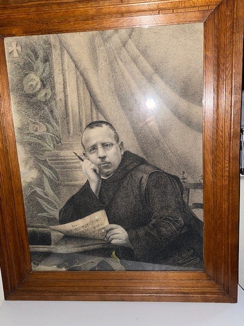 Houtskool portret, Ophalen, Portret