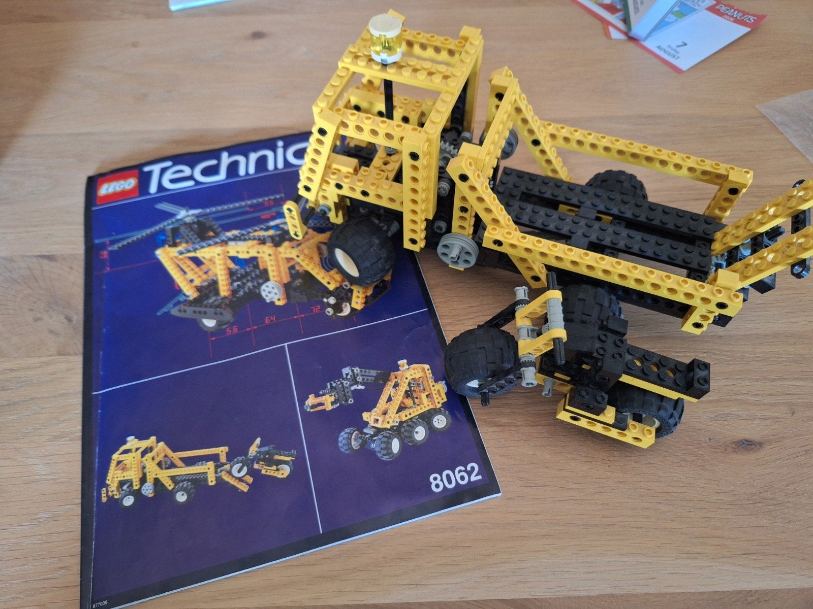 lego 8062 technic truck + moto, Lego, Ensemble complet, Enlèvement, Utilisé