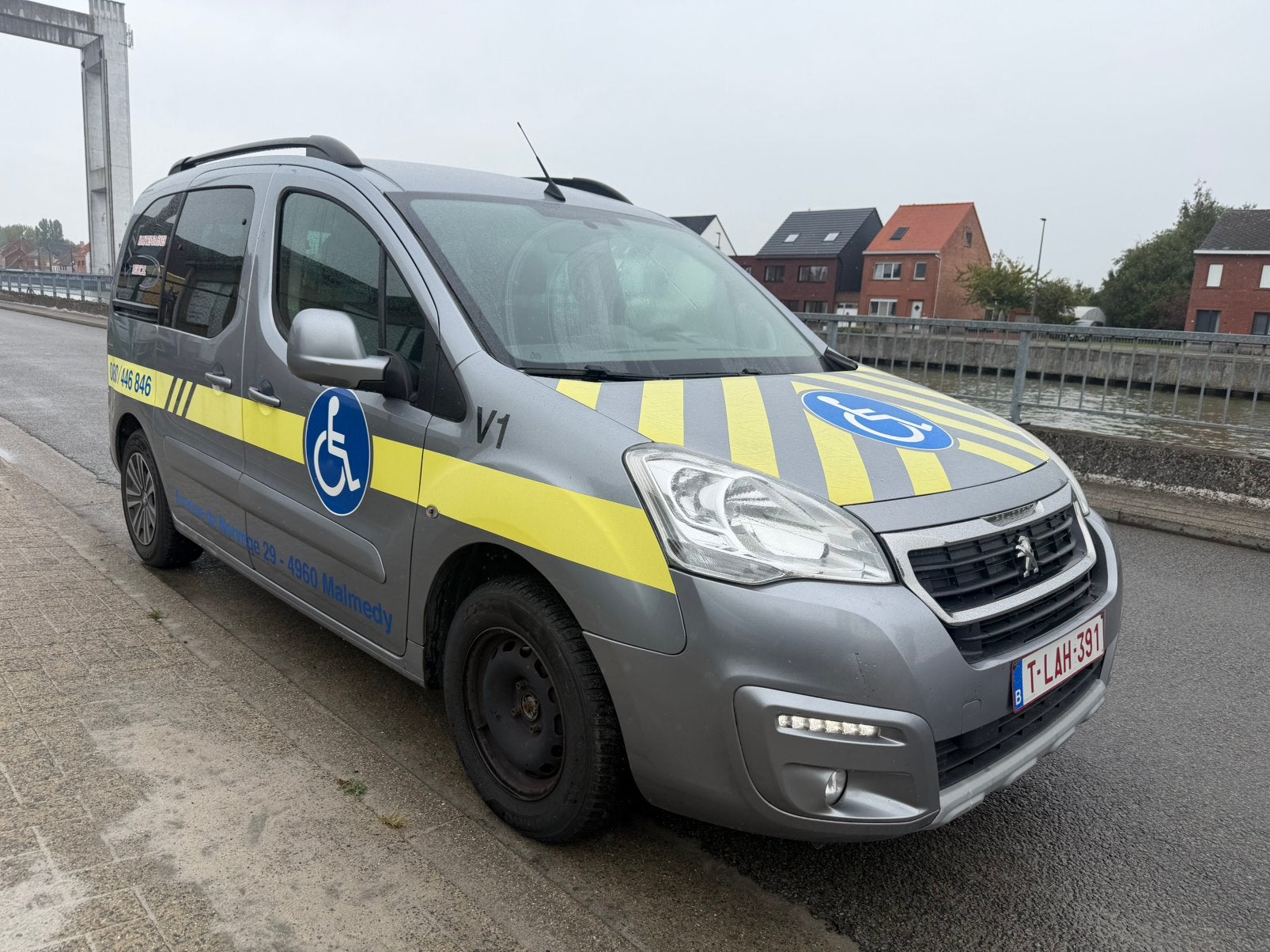 Citroen Berlingo 1.6HDI transport invalide / rolstoel 2018, Euro 6, 5 deurs, 2 zetels, 74 kW