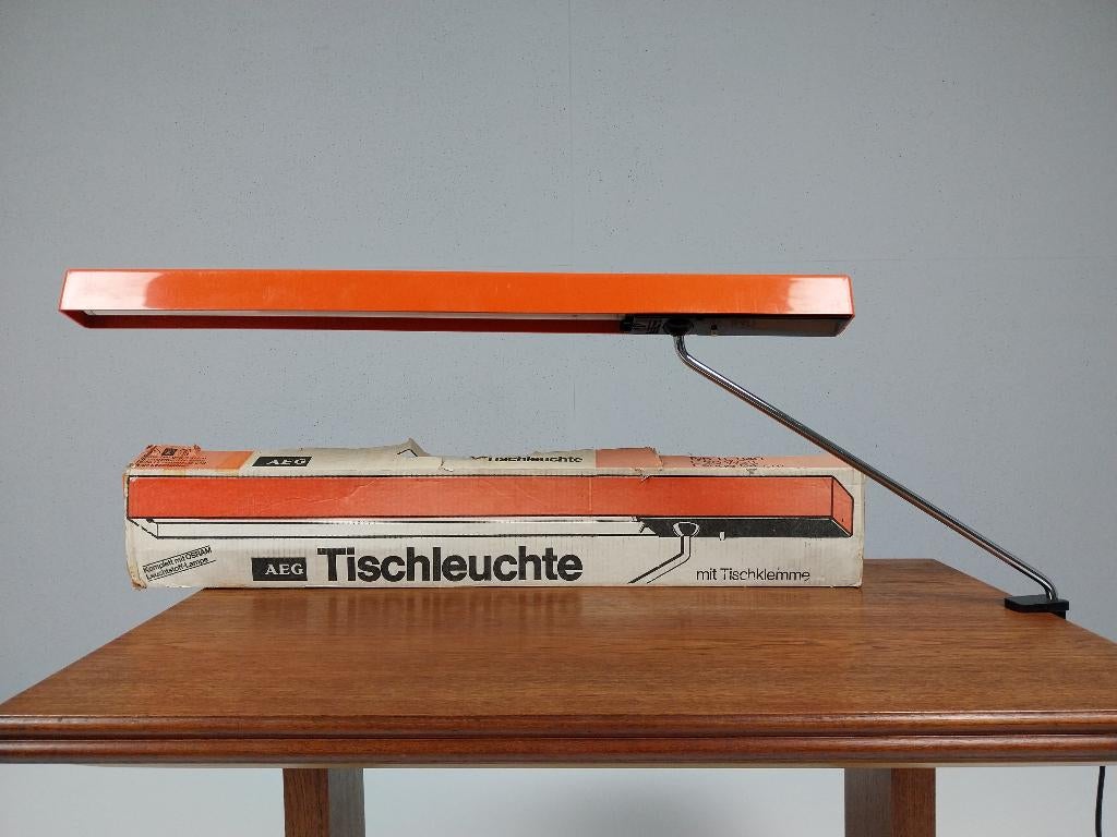 Vintage AEG Bureaulamp / Architectenlamp, Jaren 70, Huis en Inrichting, Ophalen, Gebruikt, Vintage