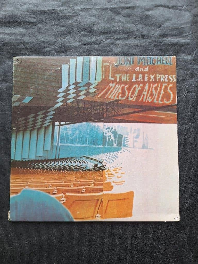 JONI MITCHELL "Miles of Aisles" 2 X LP (1974) Topstaat!, LP, Dubbel-LP, Gebruikt, Ophalen of Verzenden