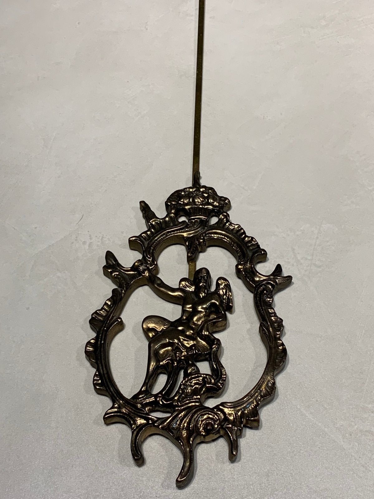 Antiek Slingerstuk Friese Staartklok Vadertje Tijd Rococo, Antiek en Kunst, Ophalen of Verzenden