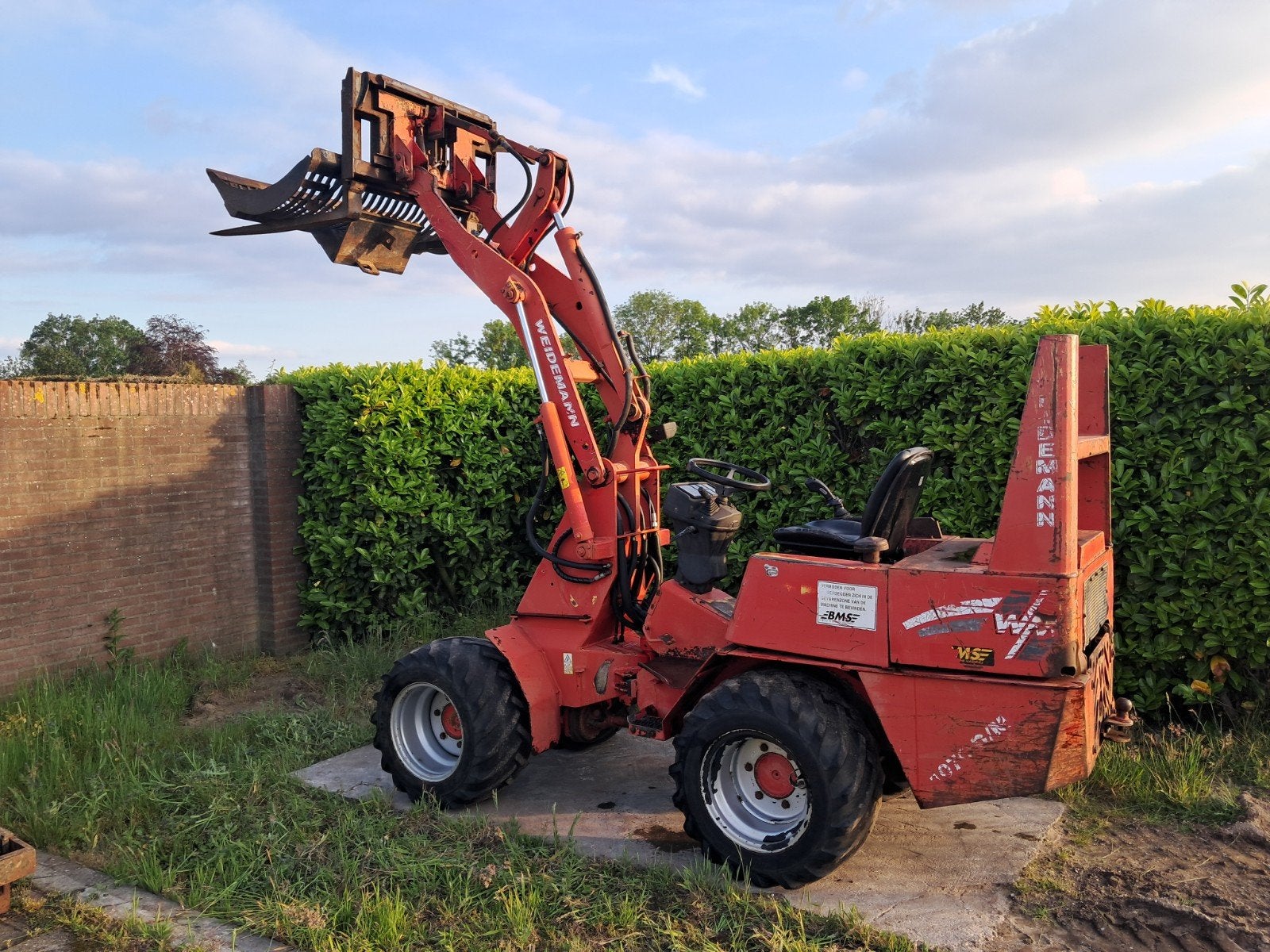 Weidemann 1079 DM / Kniklader / MARGE / Loader / Shovel, Ophalen