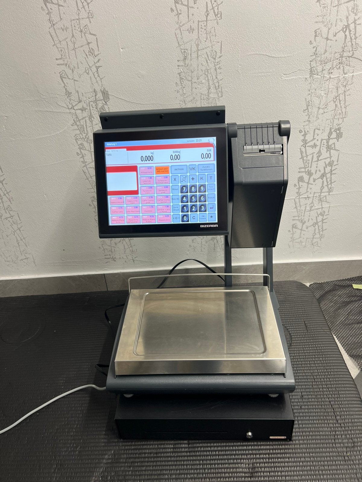 BIZERBA KH II PRO CAISE BALANCES SCALE WEEGSCHAAL, Balance de magasin, Enlèvement ou Envoi, 10 à 50 kg, 1 à 500 grammes