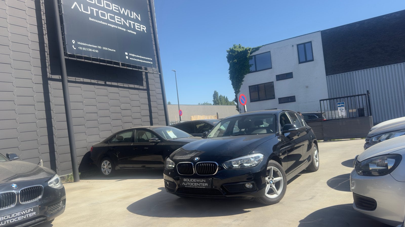 Bmw 1 Serie 116i 1.6Benzine 2015 149.xxxkm Topstaat Garantie, Autos, BMW, Achat, Entreprise, Noir, 5 portes