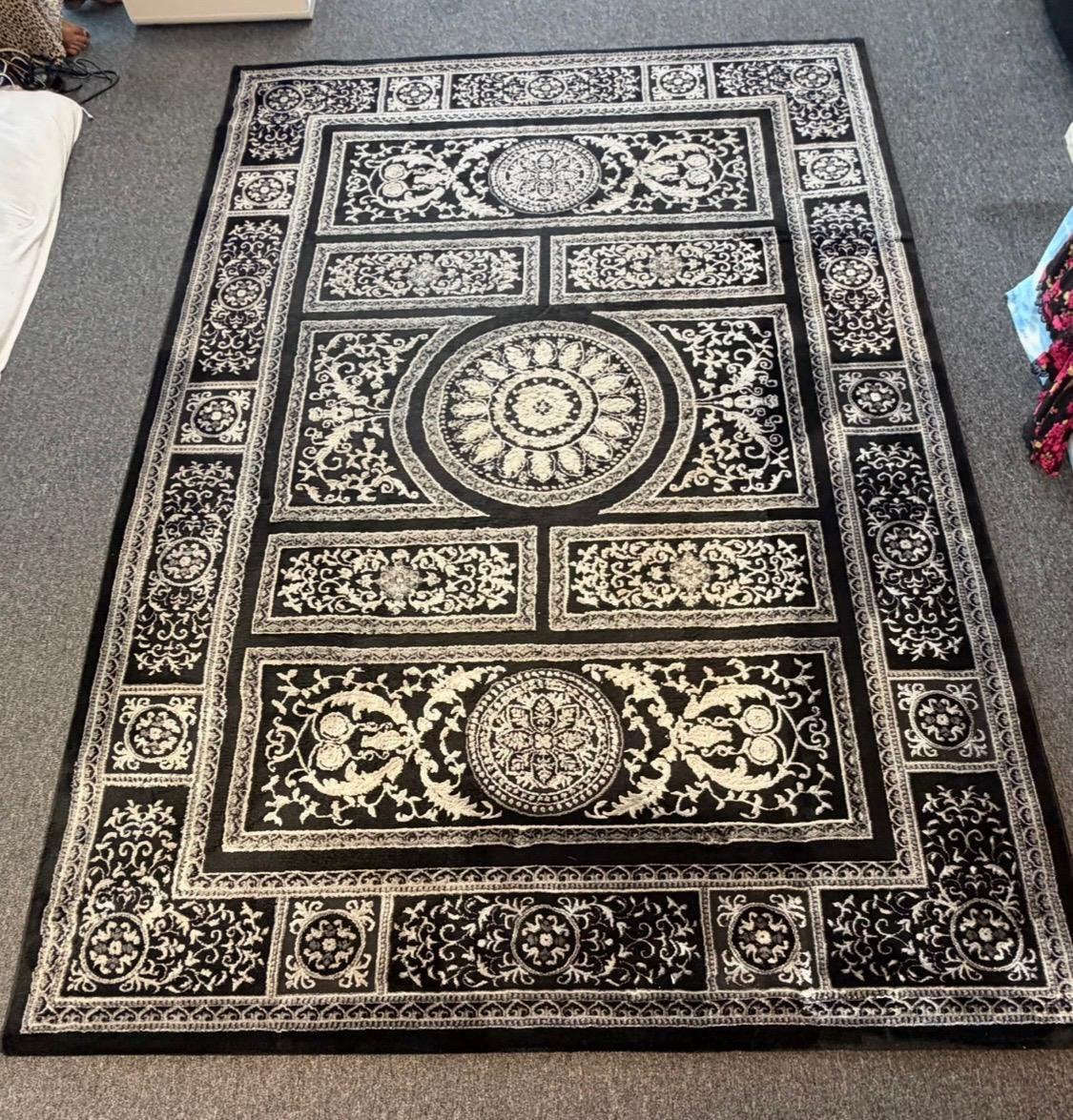 Merinos CRAFT DELUXE tapijt, Noir, 200 cm ou plus, 200 cm ou plus, Klassiek