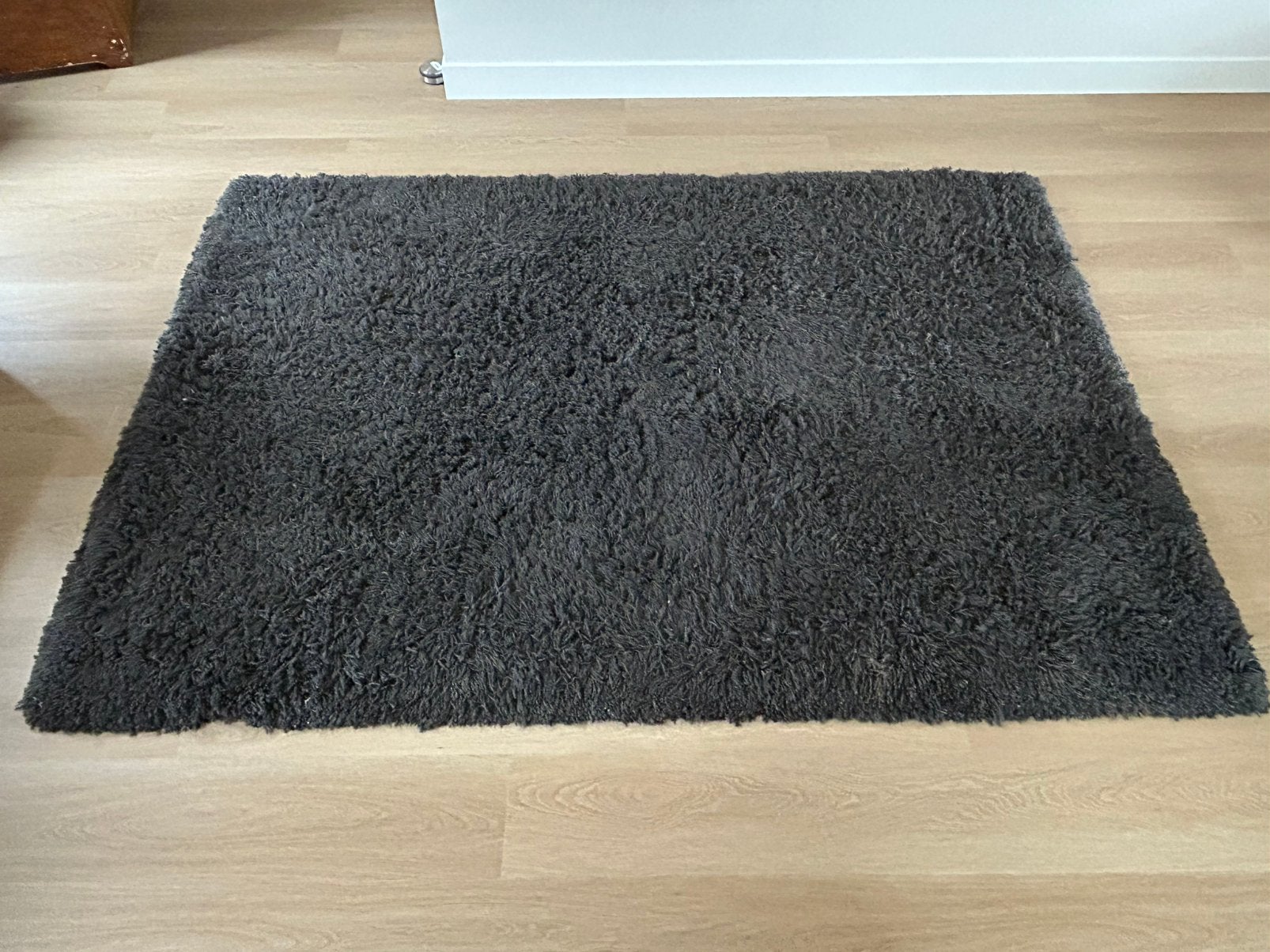 Mooi donkerbruin vloerkleed (1m70 x 2m45), Ophalen, Gebruikt, Bruin, 150 tot 200 cm