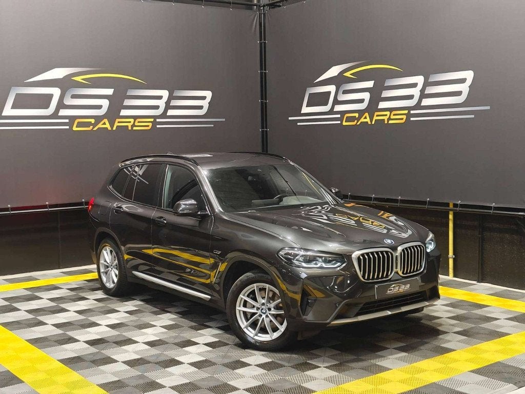 BMW X3 xDrive30e SPORT 292pk/LED/Leder/360/Trekhaak/Apple, Autos, Cuir, Argent ou Gris, Achat, Entreprise