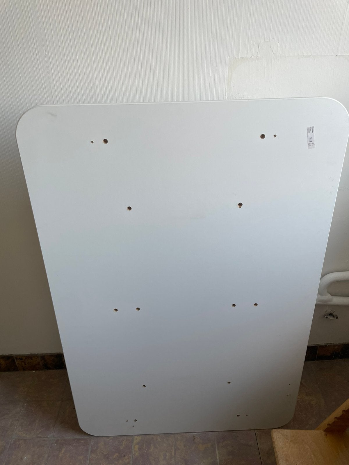 IKEA BEKANT tafelblad/120x80, Ophalen, Zit-sta bureau, Zo goed als nieuw, IKEA