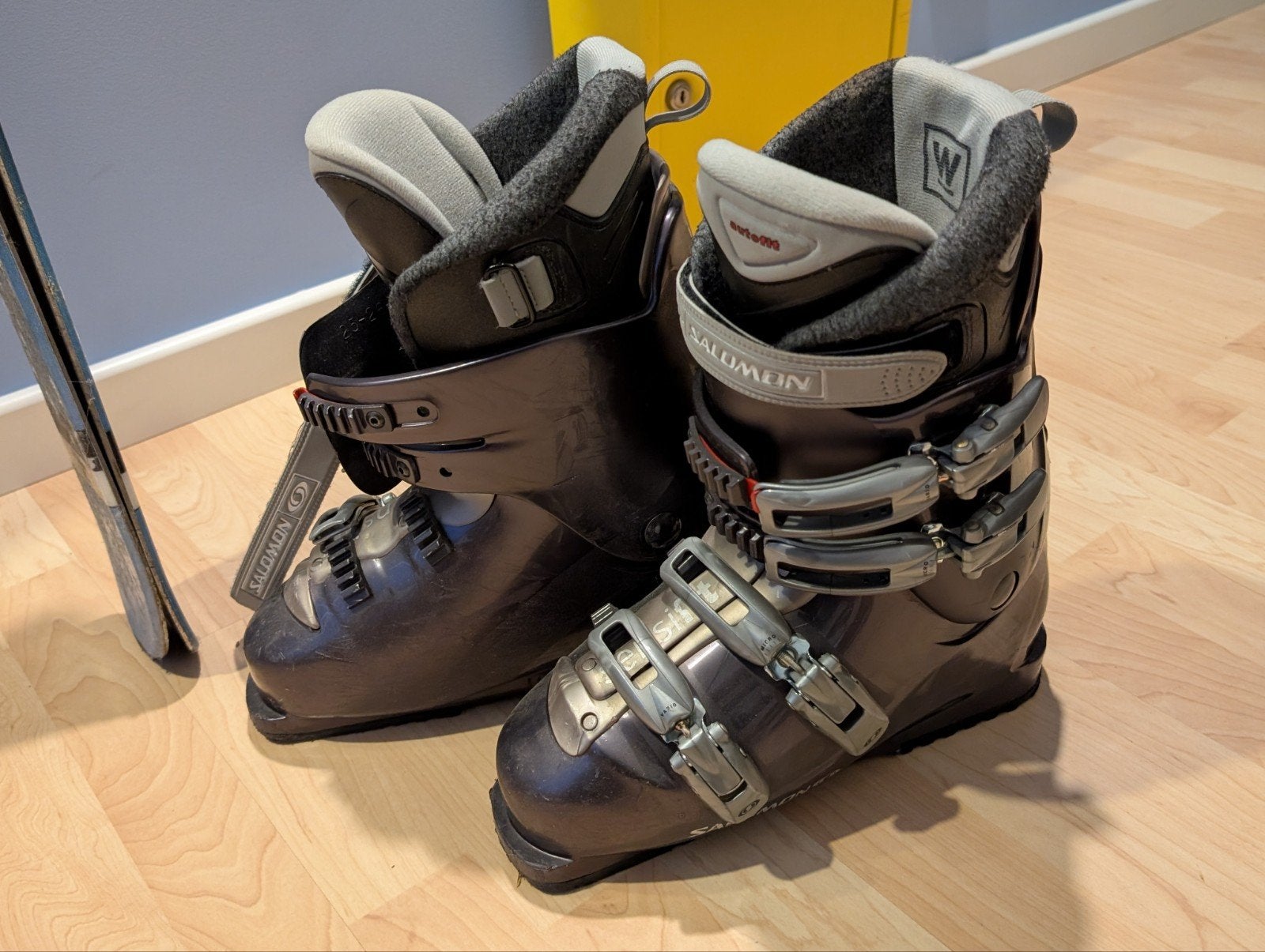 chaussures de ski, Sports & Fitness, Salomon, Enlèvement, Utilisé, Chaussures