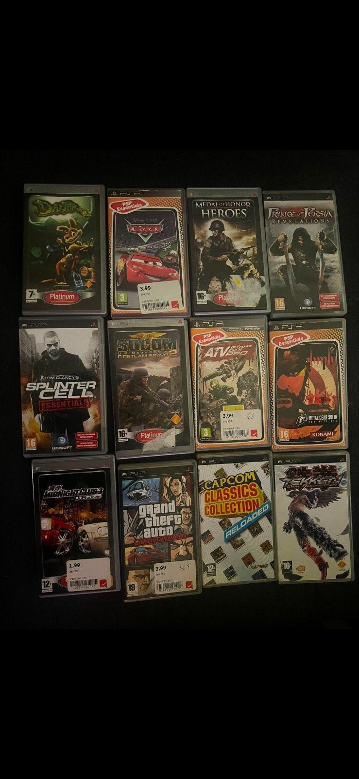 12 jeux psp, Consoles de jeu & Jeux vidéo, Enlèvement