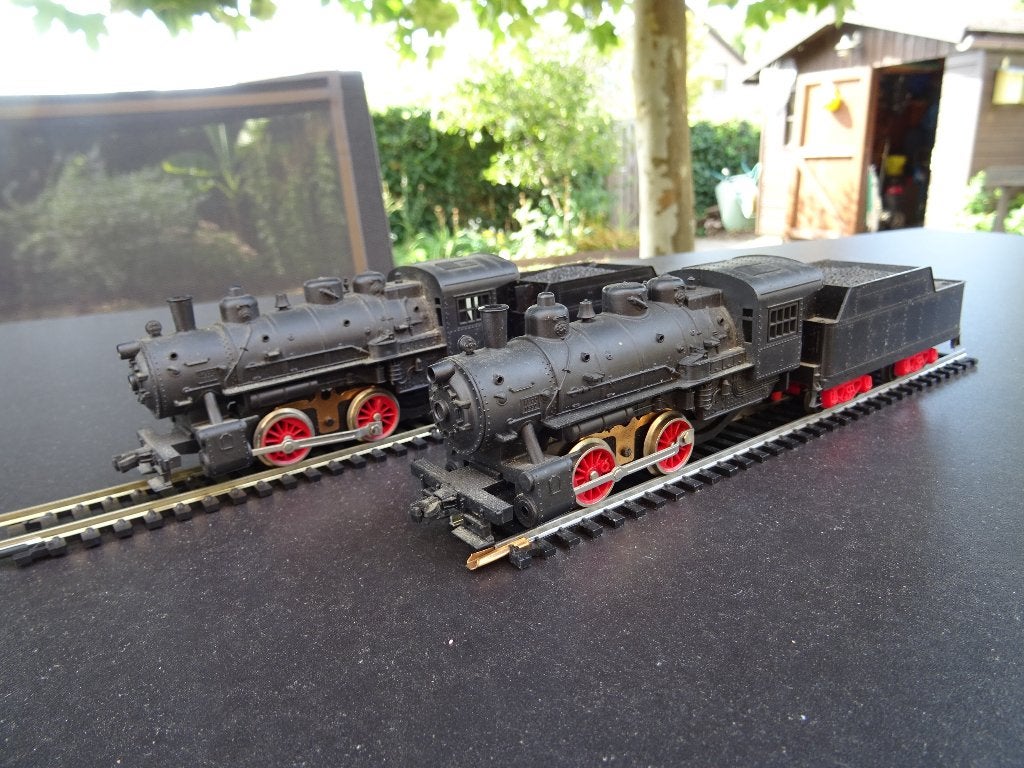 Ensemble de locomotives à vapeur avec tender - Lima - HO, Hobby & Loisirs créatifs, Analogique, Enlèvement ou Envoi, Locomotive