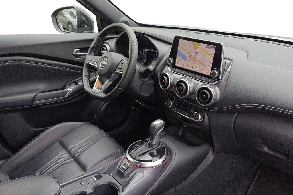 Nissan Juke 1.0 DIG-T 114 DCT Tekna + Cold Pack + Sound Pack, Auto's, Nissan, Stof, Zwart, 628 kg, 5 zetels