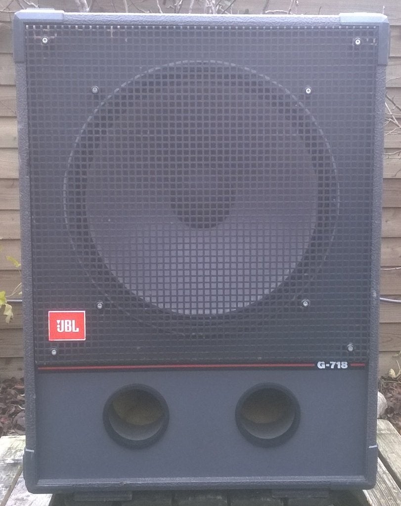 Luidsprekers subs 18 inch 400 Watt, Reconditionné, Bass-reflex, 150 watts ou plus, Subwoofer