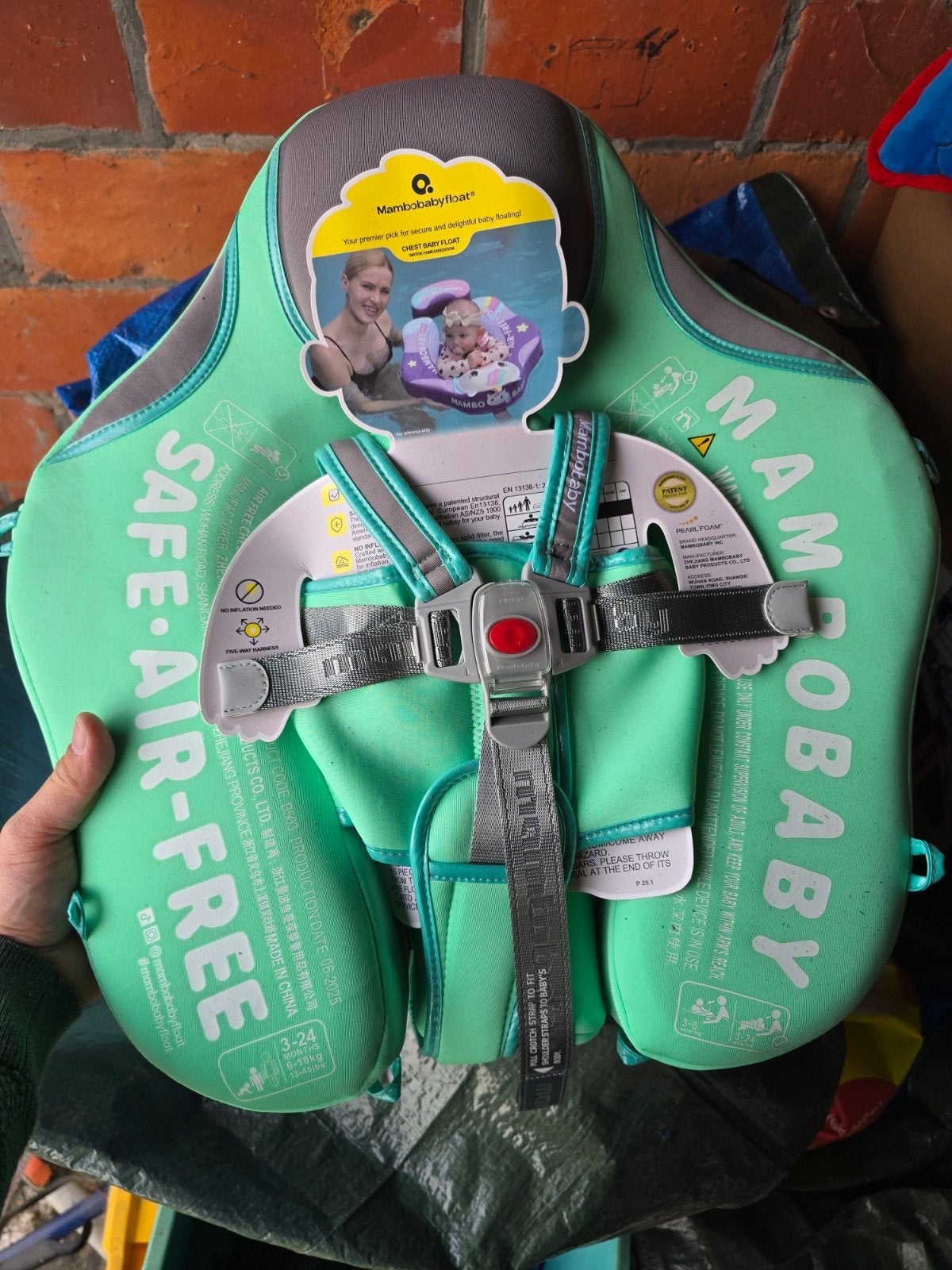 Mambobaby air-free float, Ophalen