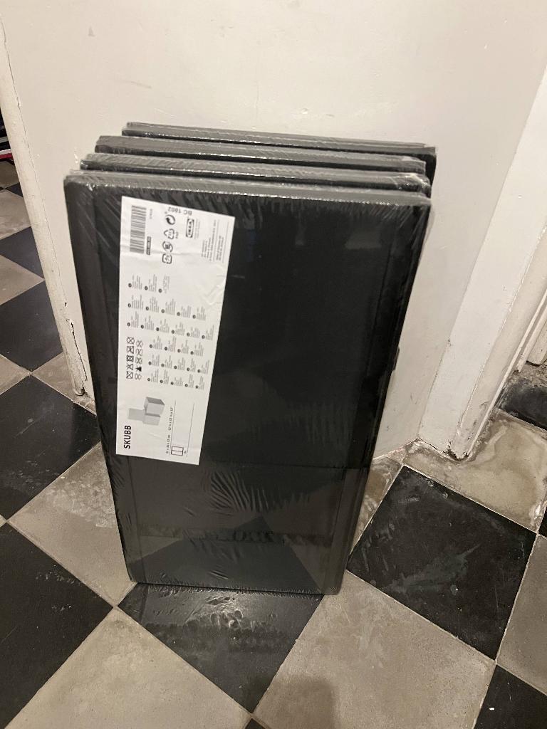 Verdeling kasten skubb Ikea, Ophalen, Nieuw, Zwart