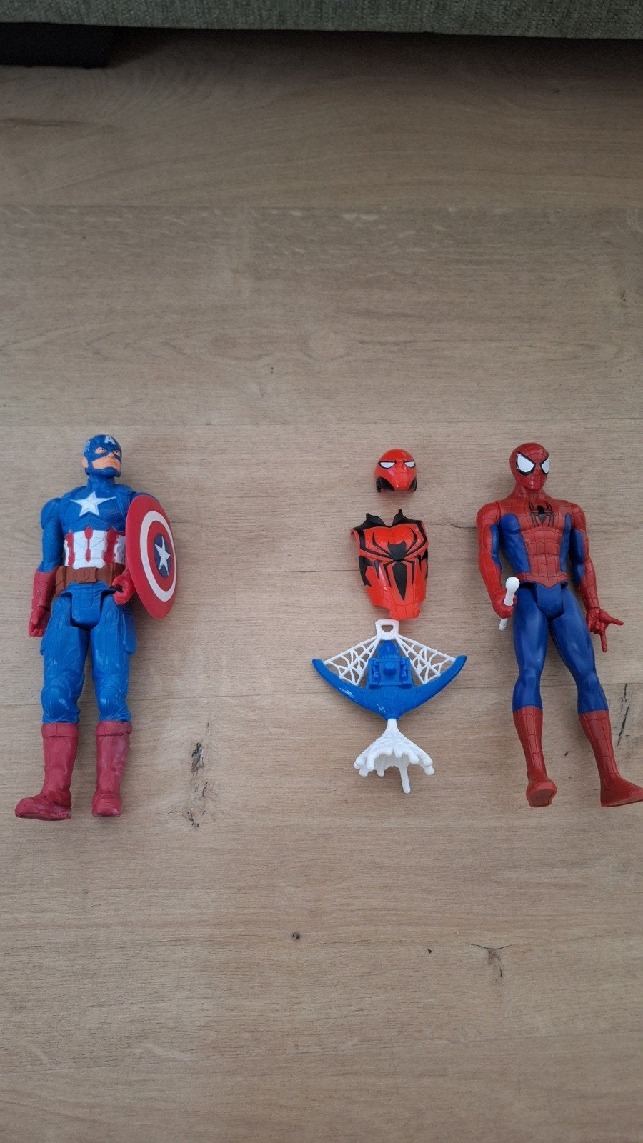 marvel actiefiguren, Ophalen