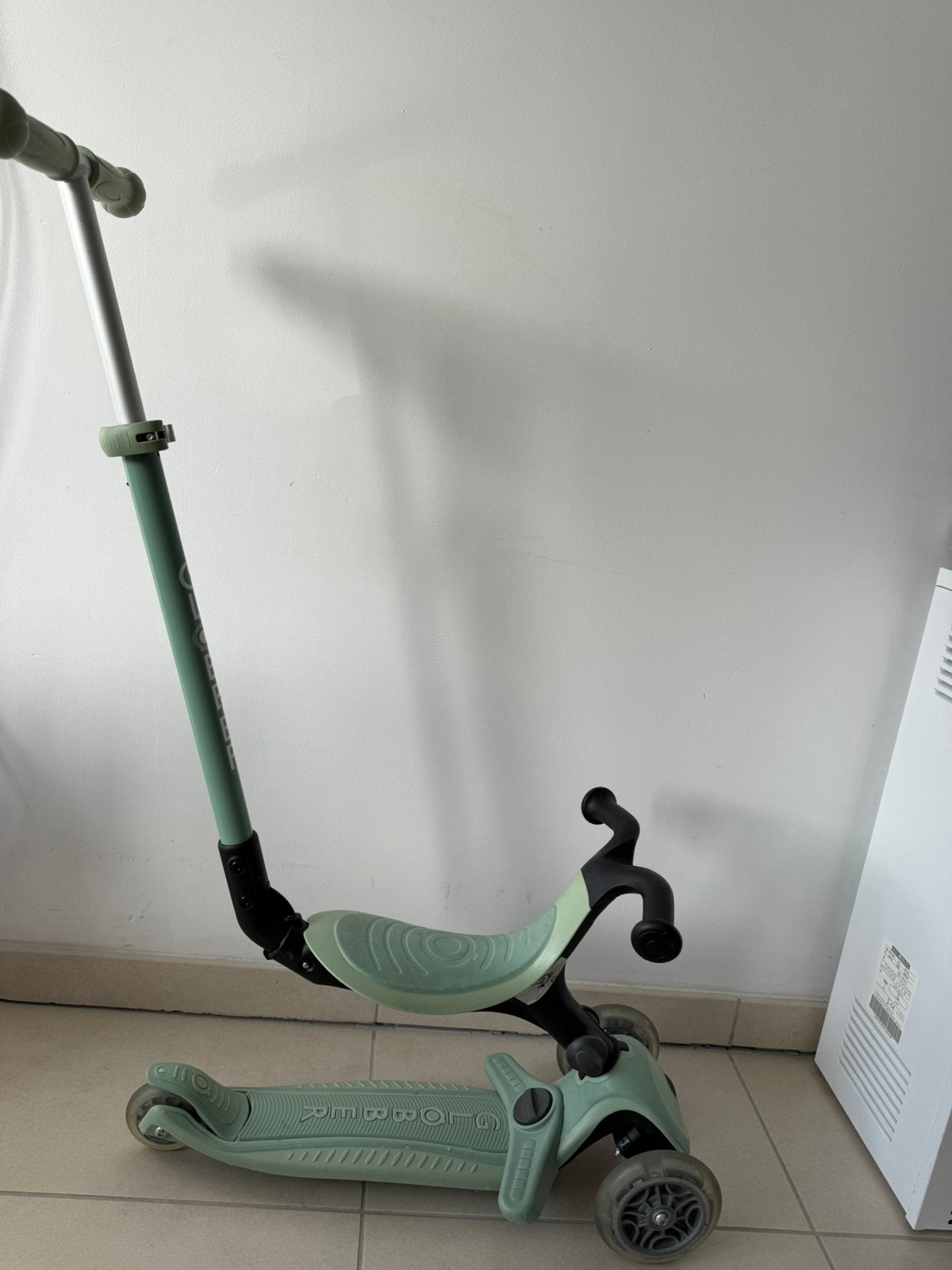 Globber 3 in 1 in groene kleur, Fietsen en Brommers, Ophalen, Gebruikt