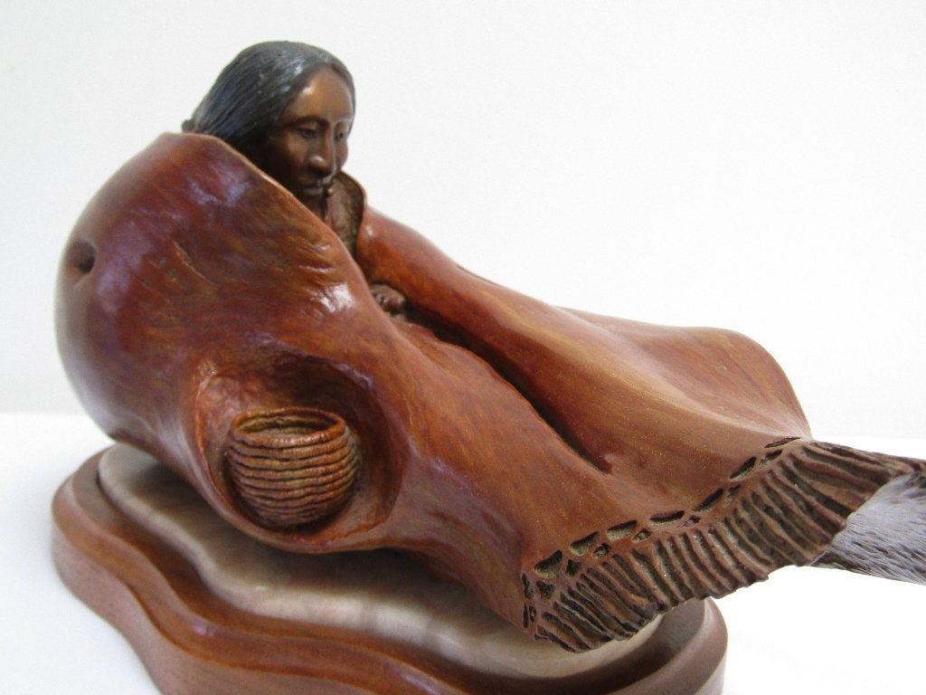 Brons beeld Bob Boomer 1993 - 4/25, Ophalen of Verzenden, Brons, 20 - 50 cm, Beeld