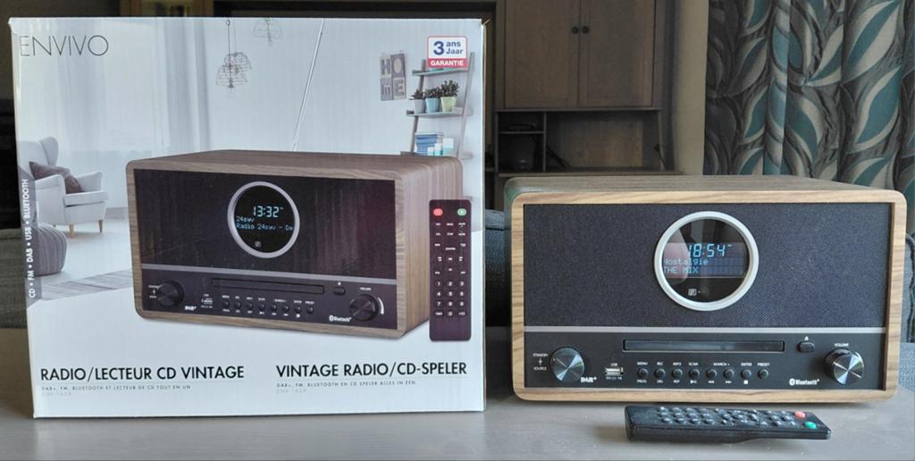 DAB+/FM-radio - CD-speler - Bluetooth, Ophalen of Verzenden, Nieuw, Radio, Met cd-speler