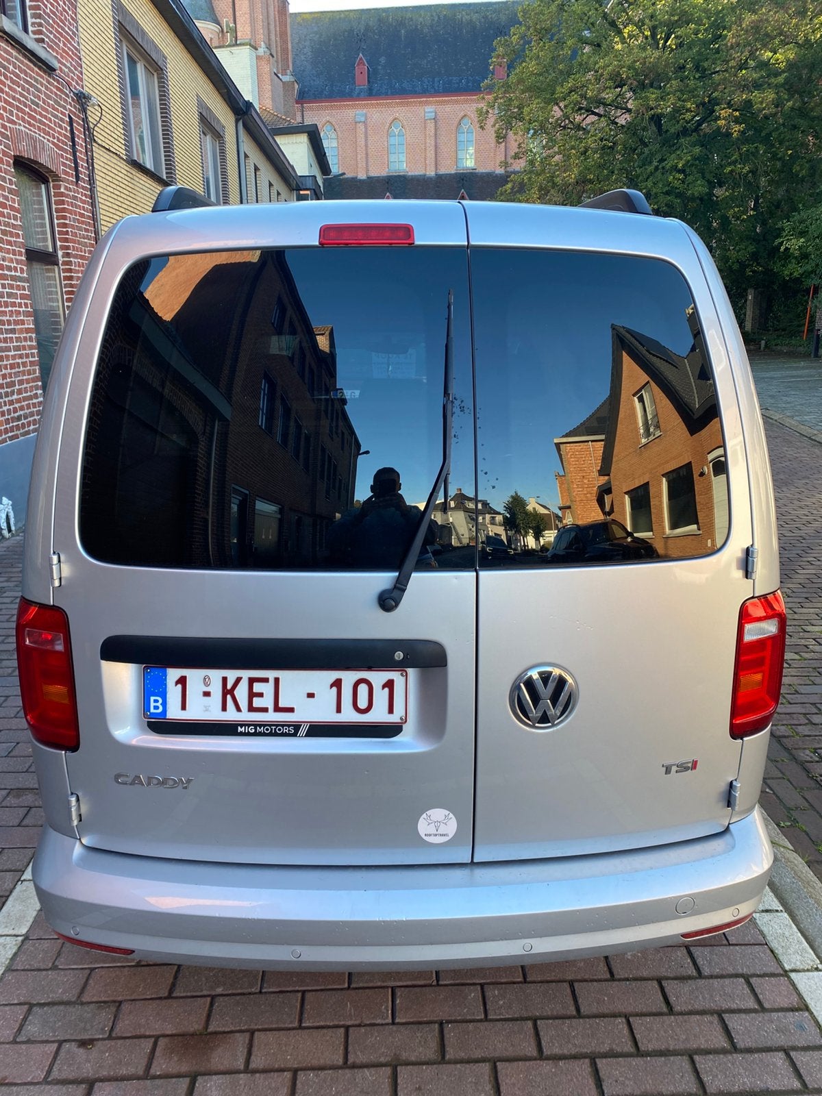 Volkswagen caddy maxi combi, Auto's, Dealer onderhouden, Euro 6, 4 cilinders, Zilver of Grijs