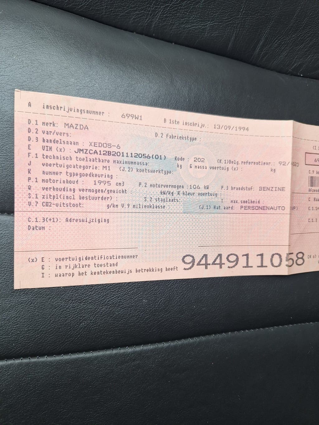 mazda xedos 6 v6 2.0, foto 9