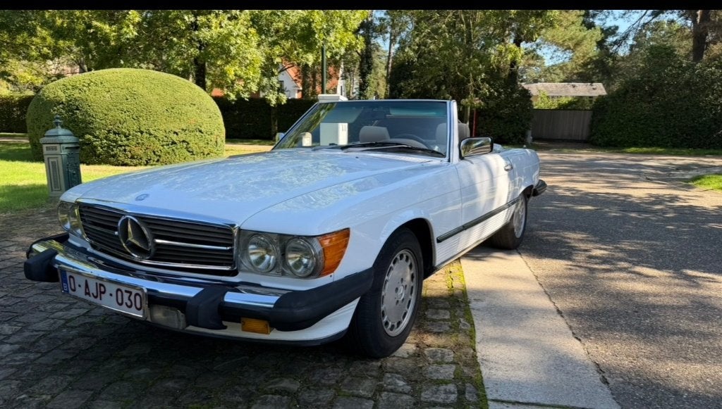 Mercedes-Benz 560 SL avec moteur V8 1988, Cuir, Achat, Beige, Cabriolet