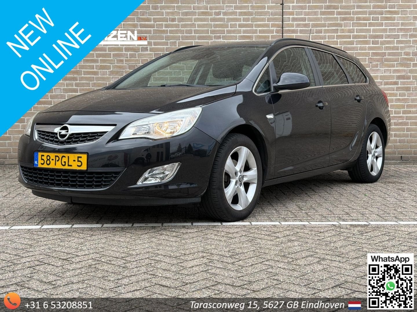 Opel Astra Sports Tourer 1.4 Turbo Edition | Cruise | Airco, Auto's, 144 g/km, Zwart, Electronic Stability Program (ESP), Zwart