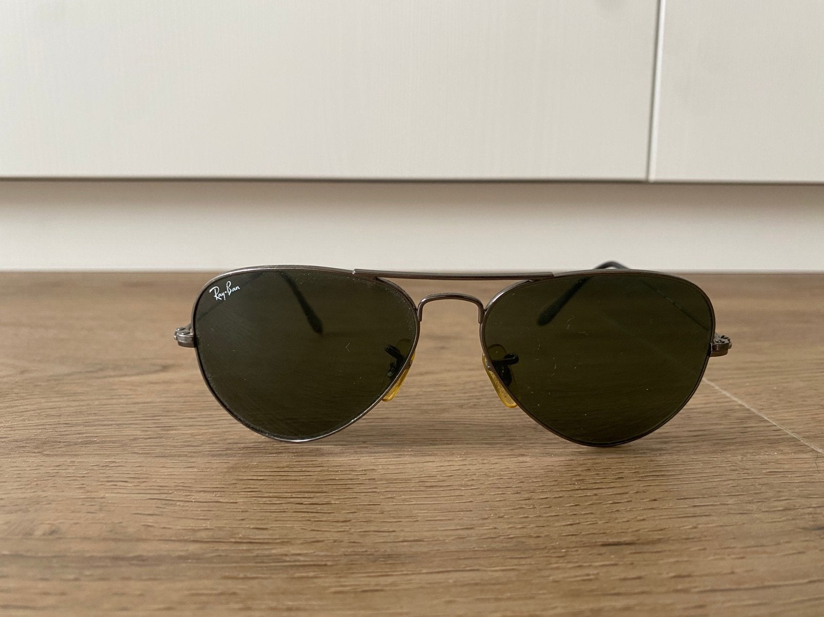 Ray-Ban Aviator RB3025 zonnebril met hoes gebruikt, Ophalen, Zo goed als nieuw, Zonnebril, Ray-Ban