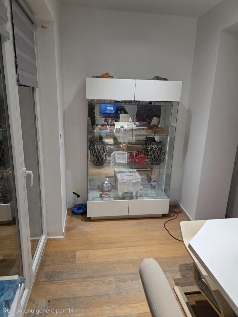 Vitrine, Maison & Meubles, 25 à 50 cm, Comme neuf, 150 à 200 cm, Enlèvement