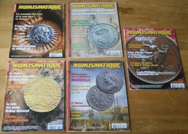 Lot de 5 numéros de Numismatique et change, Enlèvement ou Envoi, Livre ou Ouvrage de référence