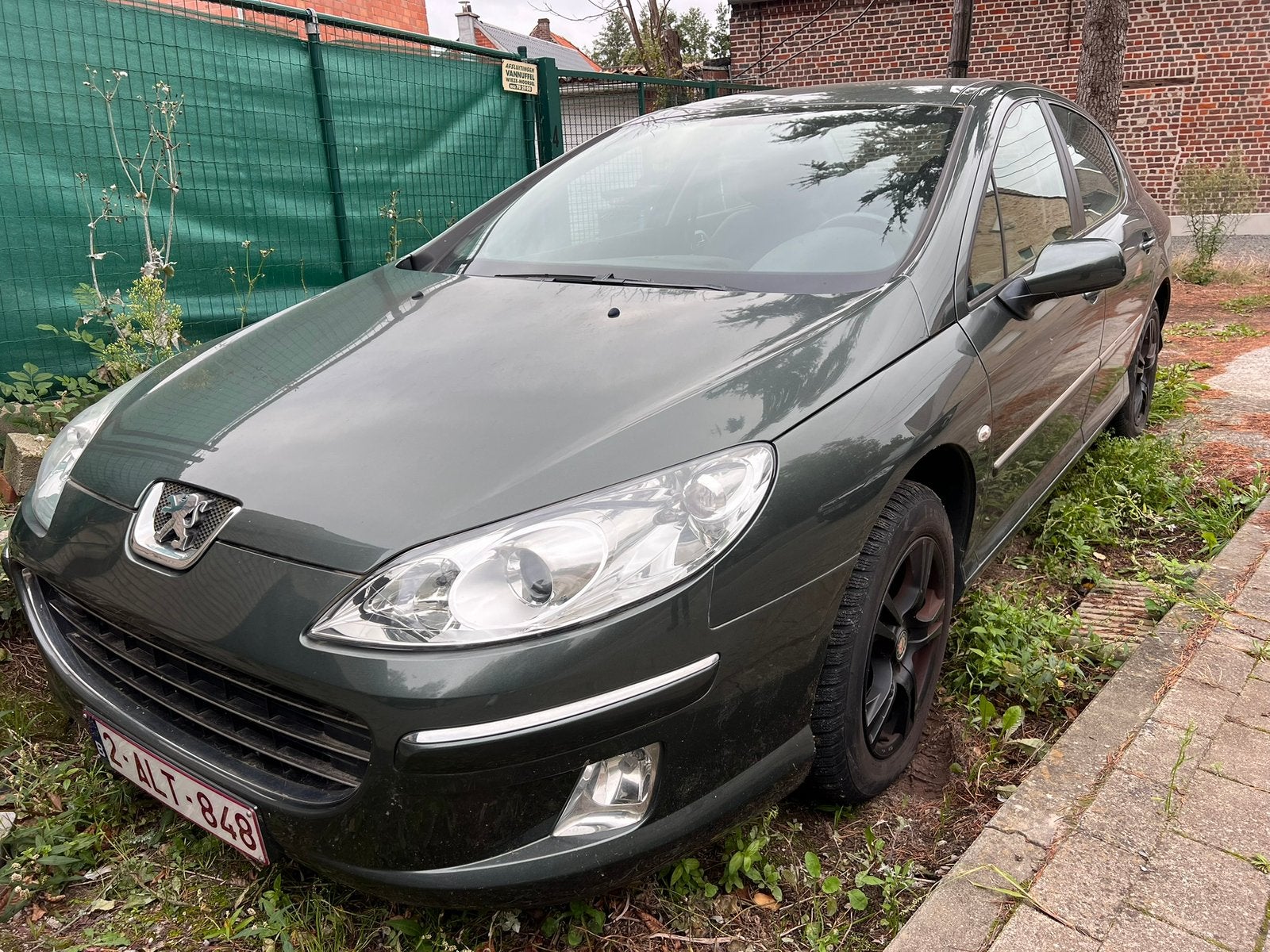 Peugeot 407 2008 benzine. 107000km, Auto's, 4 deurs, Parkeersensor, Beige, Bedrijf