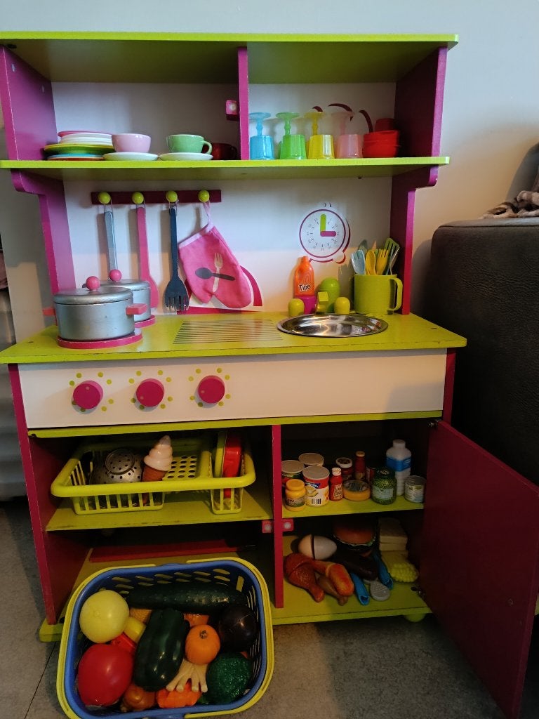 Cuisine pour enfants, Enfants & Bébés, Enlèvement, Utilisé, Bois, Jouer à la cuisine