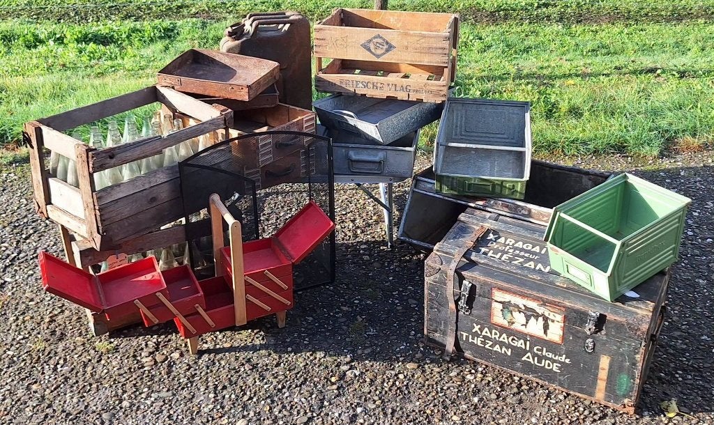 Koopje! Leuke partij 16 diverse vintage en curiosa items., Ophalen