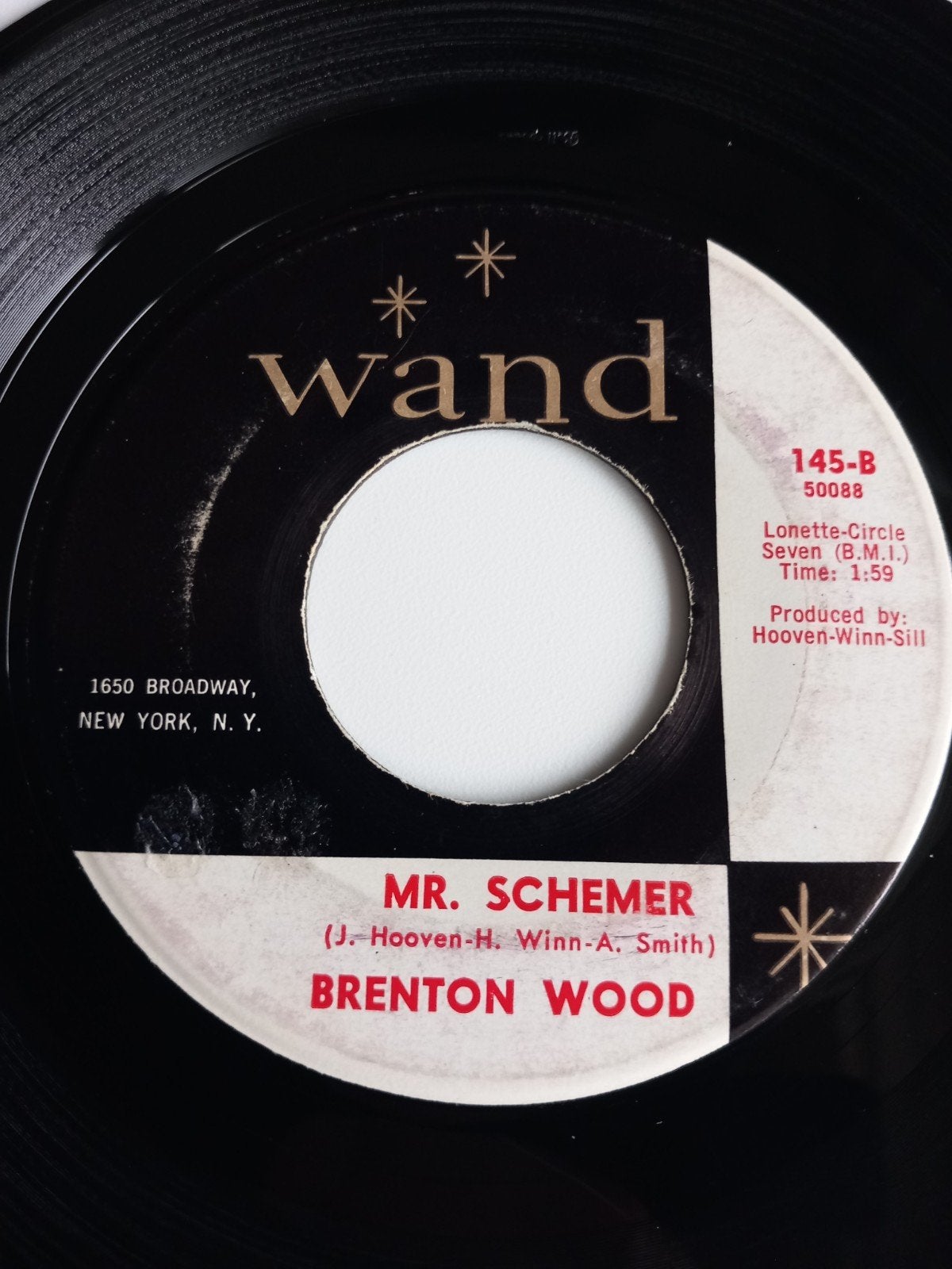 BRENTON WOOD. MR SCHEMER. R&B 60S USA 45T, Ophalen of Verzenden