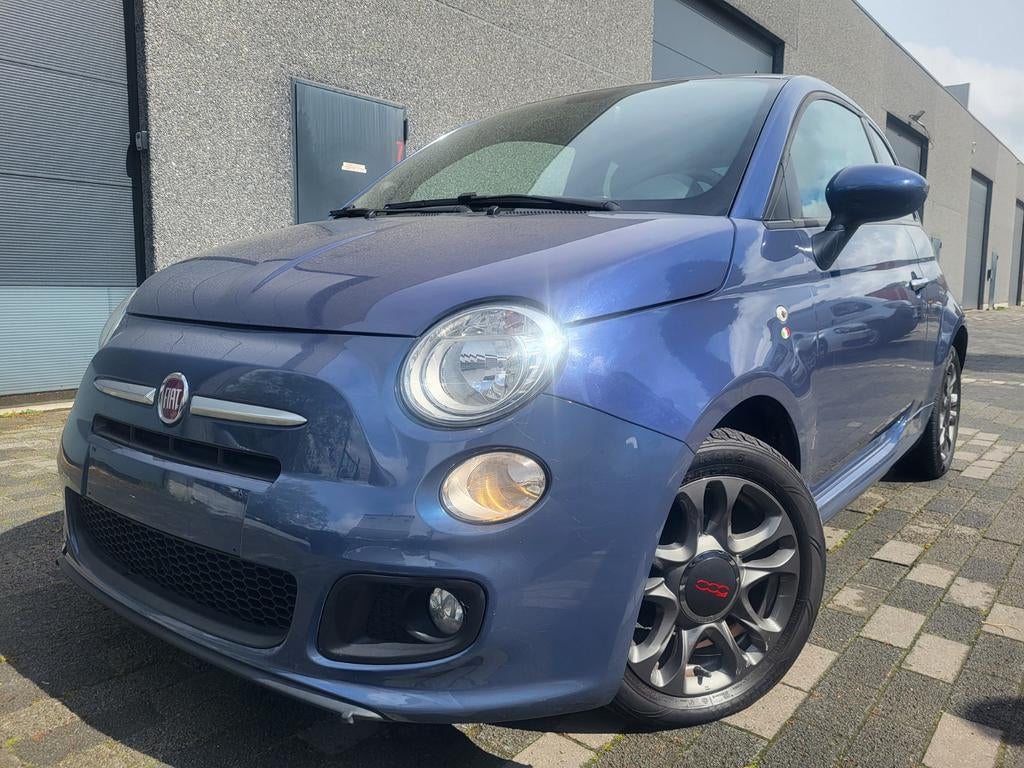 FIAT 500 / BENZINE 1.2 / 2014 / SPORT, Blauw, Bedrijf, Handgeschakeld, 1242 cc