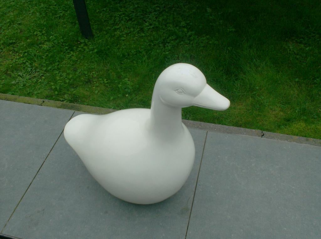 beeld grote eend 60/ 60 cm, Ophalen, Gebruikt, Dierenbeeld