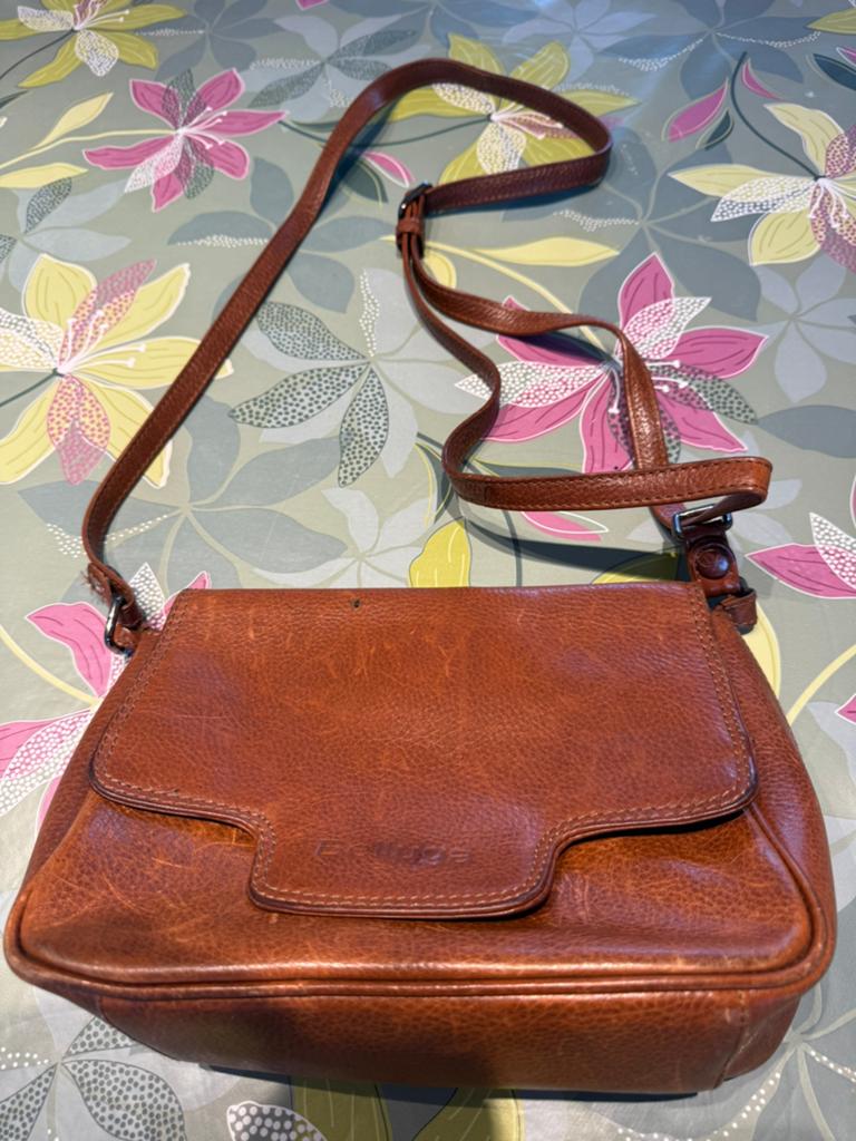 Handtas cognac, Ophalen, Gebruikt